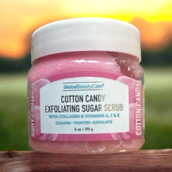 Other - Global Beauty Care Cotton Candy Sugar Scrub with Collagen, Vitamins A, C & E